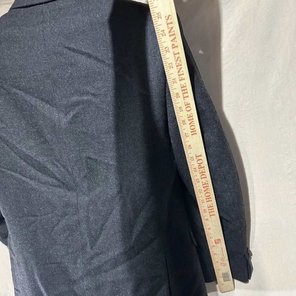 Lauren Ralph Lauren Mens 38S Blazer Suit Jacket Grey 100% Wool